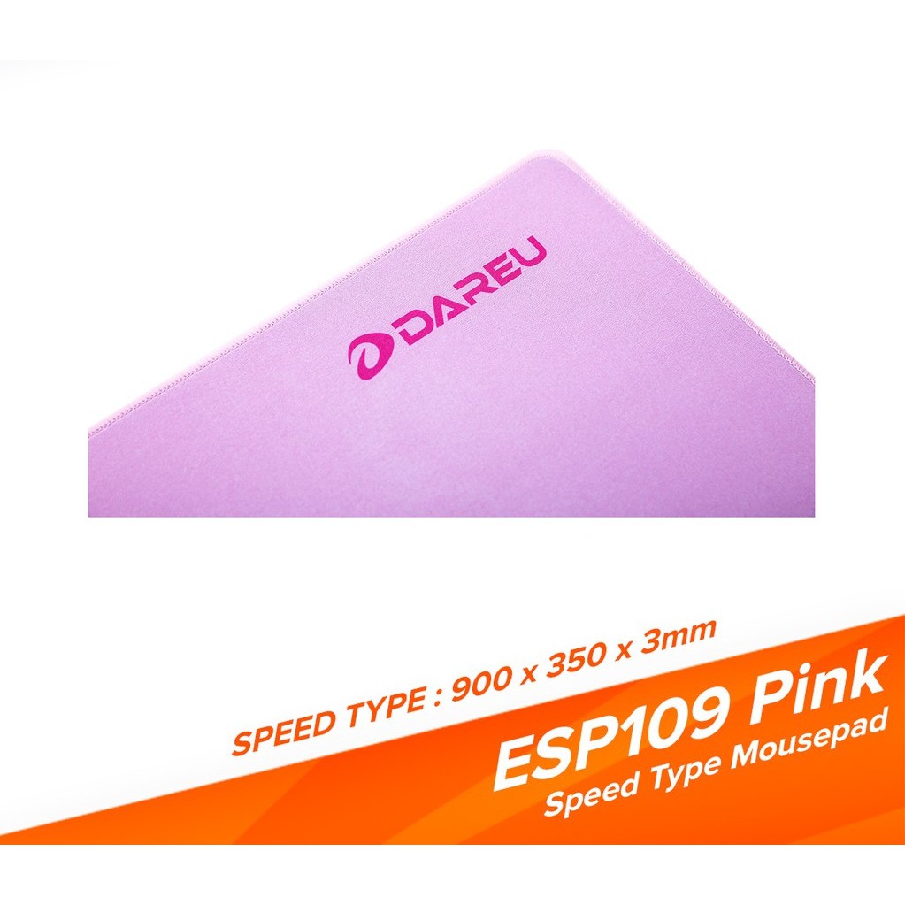 Bàn di chuột DAREU ESP109 PINK (900 x 350 x 3mm) - Hàng chính hãng