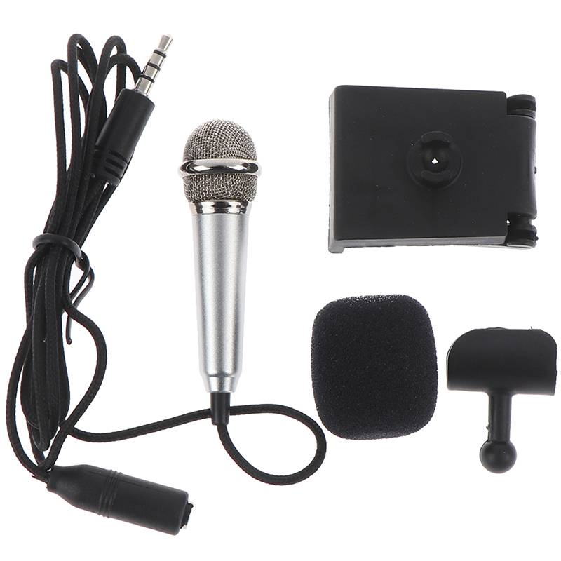 Micro Hát Karaoke Mini 3.5mm Cho Điện Thoại Pc App.5.5Cmx1.8Cm