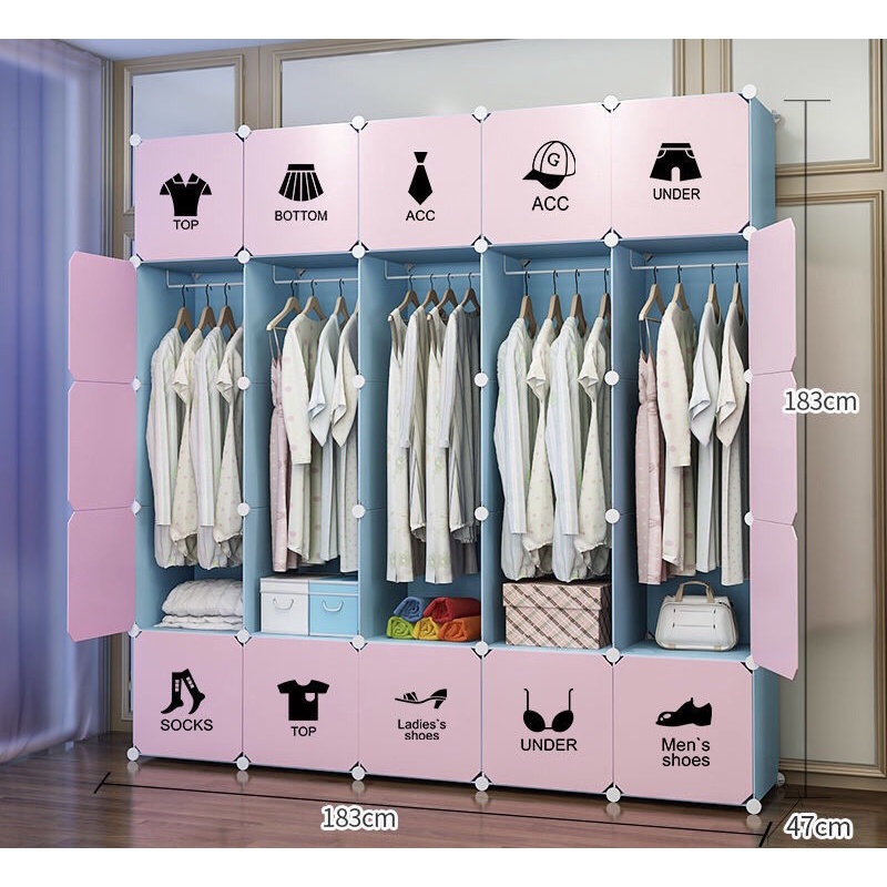 TỦ NHỰA LẮP GHÉP 25 Ô ĐỂ ĐỒ ĐA NĂNG THÔNG MINH SIZE 37CM, 47CM