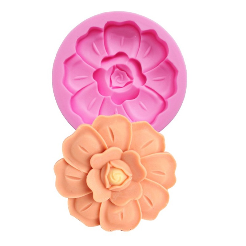 Food Grade Non-toxic Silicone Cake Mold Fondant Baking Cake Sugarcraft Decorating Mold Pastry Mould Flower Shape