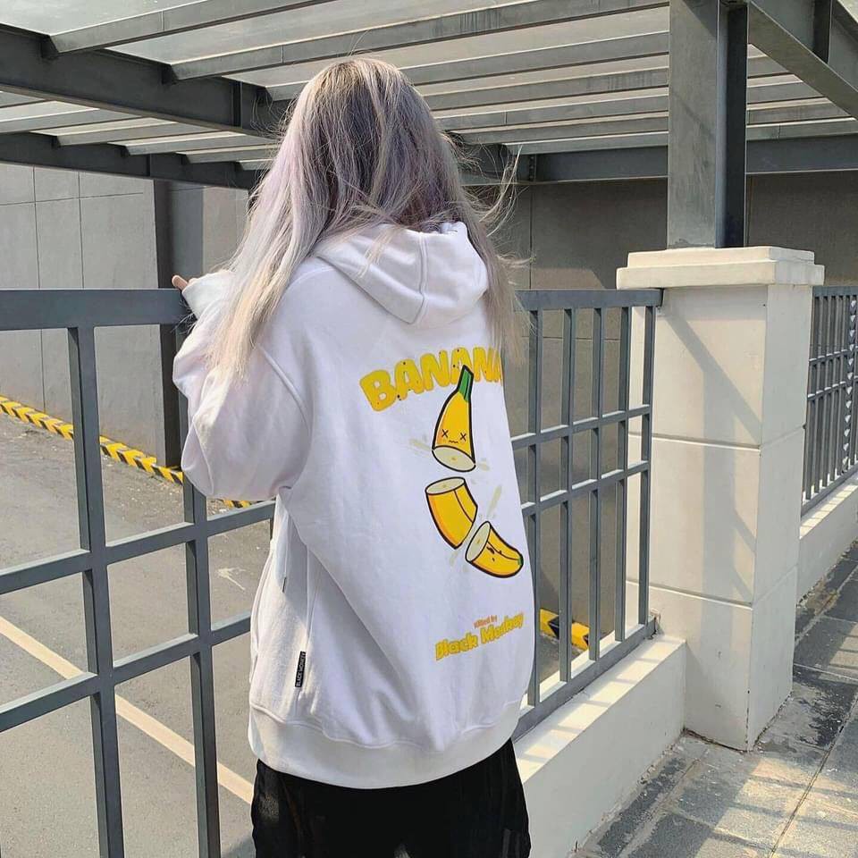 [SIÊU NGẦU] Áo khoác hoodie CHUỐI BANANA nỉ ngoại ulzzang đôi nam nữ unisex form rộng dây kéo zip dày giá rẻ đẹp | BigBuy360 - bigbuy360.vn