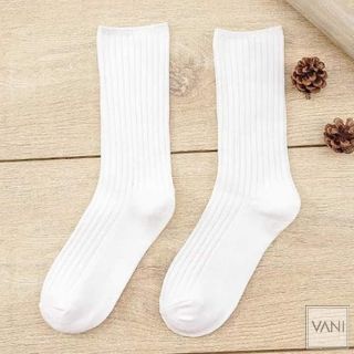 tất trơn trong trắng và đen