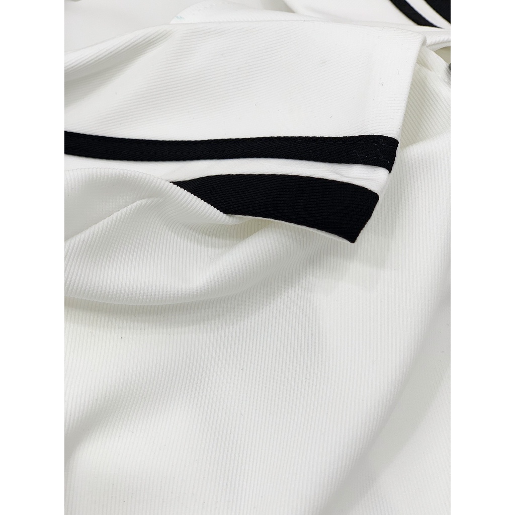 Sơ mi cổ thuỷ thủ 1 hàng cúc phối viền BIGSIZE (55kg đến 95kg) - 22YSM04 - [BU Bigsize Young]