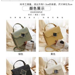 (Order) Túi viền khóa hình thoi (ảnh thật ở cuối)