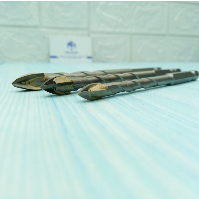 Mũi khoan đa năng 4 cạnh đuôi lục giác KingBlue kích thước 6mm, 8mm, 10mm 12mm