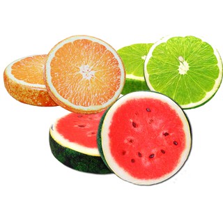 Gối tựa lưng 3d - trái cây
