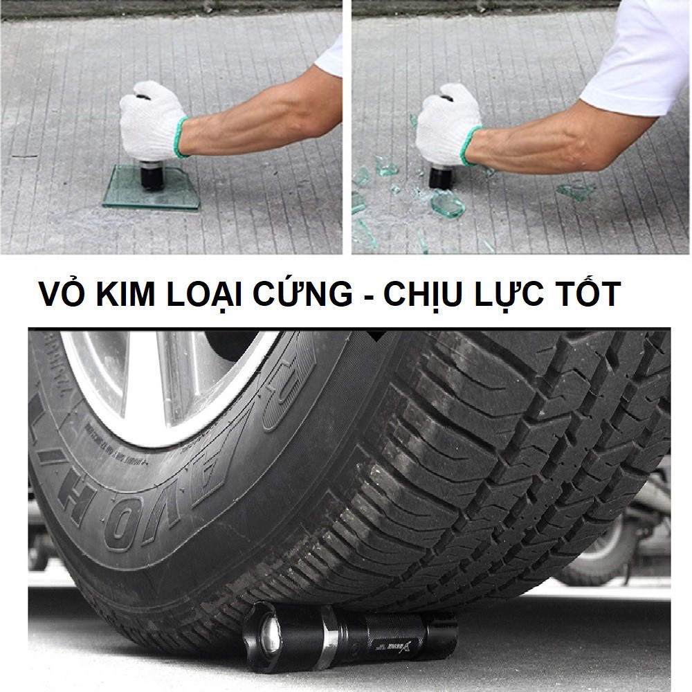 Đèn pin sạc điện siêu sáng K38033.A100