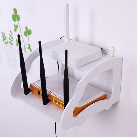 [RẺ RẺ RẺ] Kệ wifi treo tường 2 tầng nhỏ gọn IG375