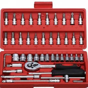 Bộ tua vít sửa chữa 46 món chất liệu cao cấp, độ cứng cao, chống ăn mòn, gỉ sét, bền bỉ với thời gian homeshopping24h