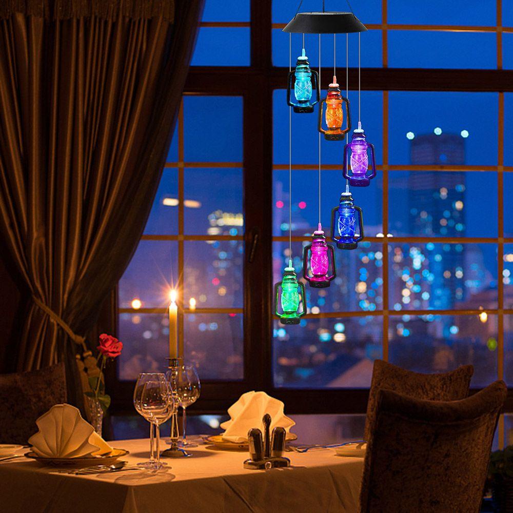 PINEVN Đèn Dầu Năng Lượng Mặt Trời Trang Trí Lối Đi Sân Vườn