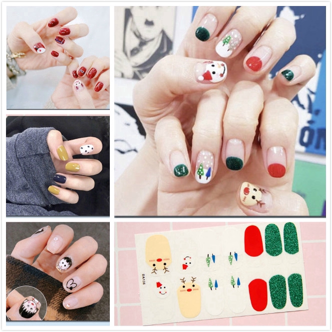 Set 14 Nhãn Dán Trang Trí Móng Nghệ Thuật