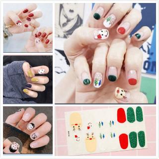 Set 14 nhãn dán trang trí móng nghệ thuật