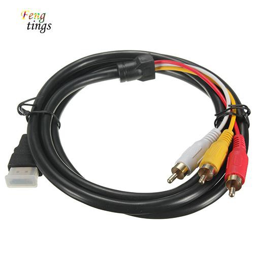Bộ Đồ Thời Trang Kiểu Dáng Dễ Thương Xinh Xắn✿Cáp ChuyểN ĐổI Âm Thanh / Video AV 5 Feet 1080P HDTV HDMI Sang 3 RCA