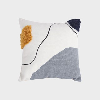 Gối sofa vuông trang trí phòng khách, gối tựa lưng êm ái họa tiết thêu (có kèm ruột) CHEVRON Make My Home