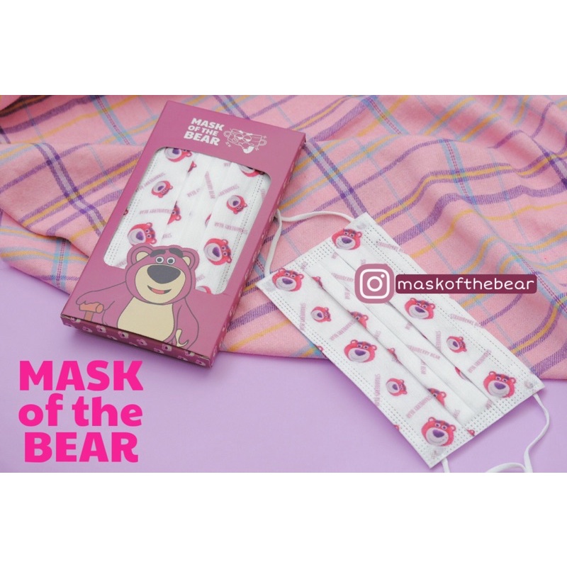 Khẩu trang gấu Lotso Toystory | BigBuy360 - bigbuy360.vn