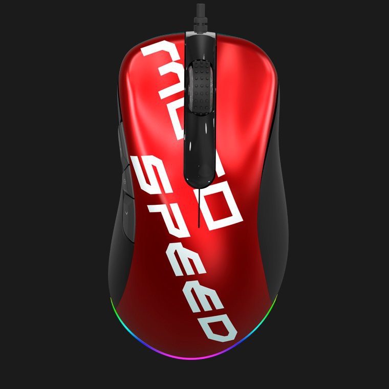 Chuột Motospeed V100PRO (ZEUS 6400) NEW RGB Gaming mouse có LED thay đổi theo DPI RED