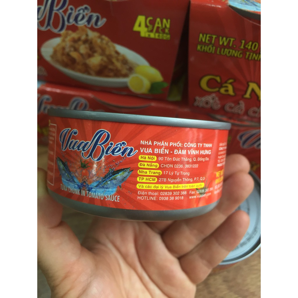 CÁ NGỪ XỐT CÀ CHUA VUA BIỂN/ ĐÀM VĨNH HƯNG 140G DATE 2025