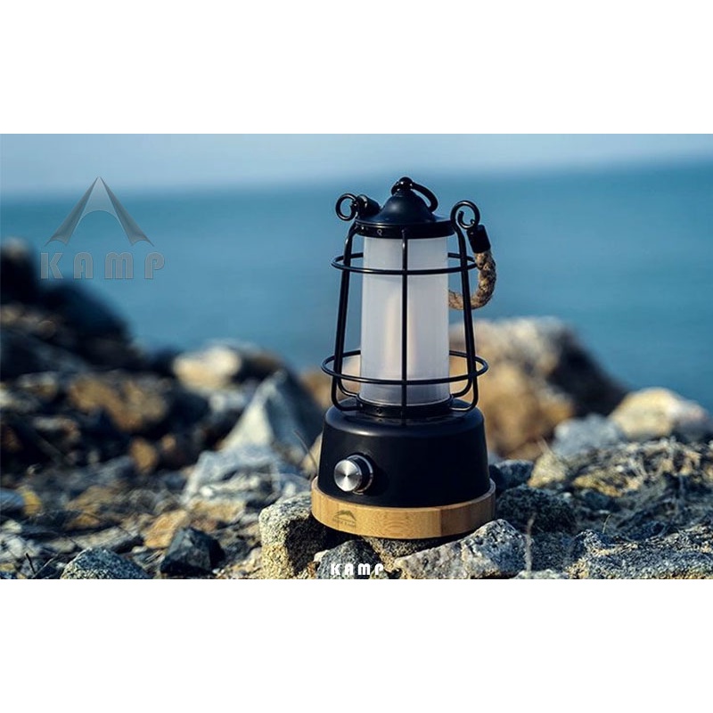 Đèn Cắm Trại, Đèn Led dã ngoại pin sạc Retro Hemp Rope Lantern Wild Land | BigBuy360 - bigbuy360.vn