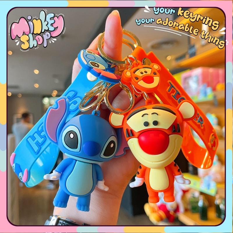 Móc Khóa Hoạt Hình DISNEY Nhiều Nhân Vật Dễ Thương, Phụ Kiện Túi Xách Balo Dễ Thương Độc Đáo 02MKHH - Minkey