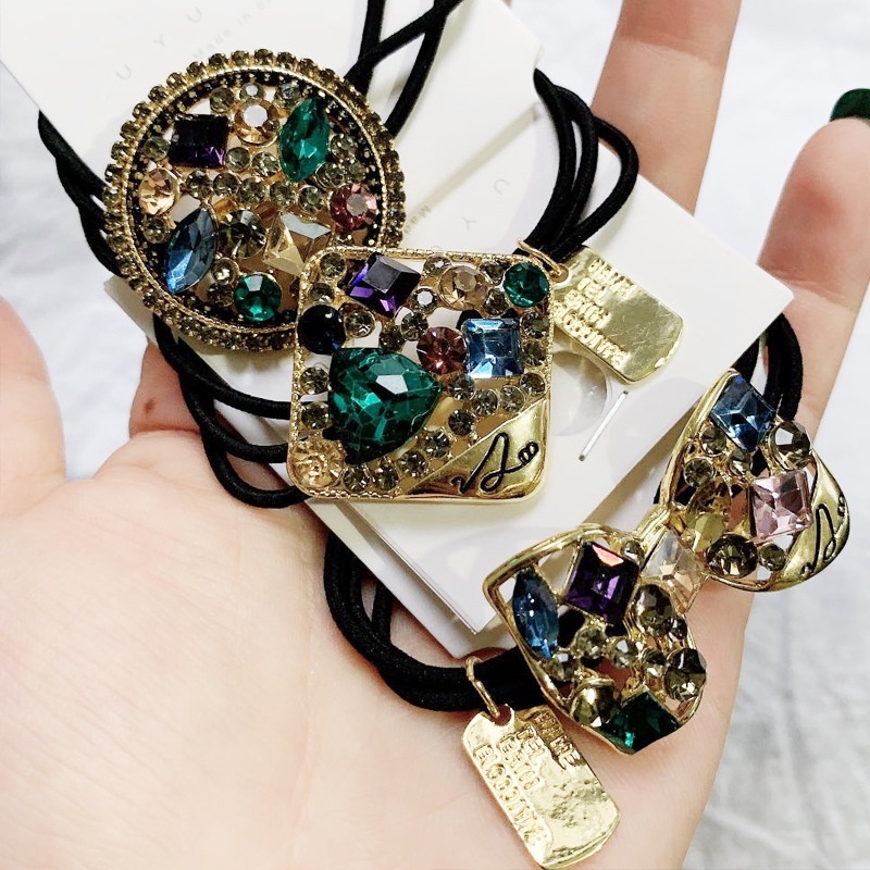 Phụ kiện cài tóc nữ hàn quốc Phụ kiện cài tóc cao su pha lê thời trang cao cấp