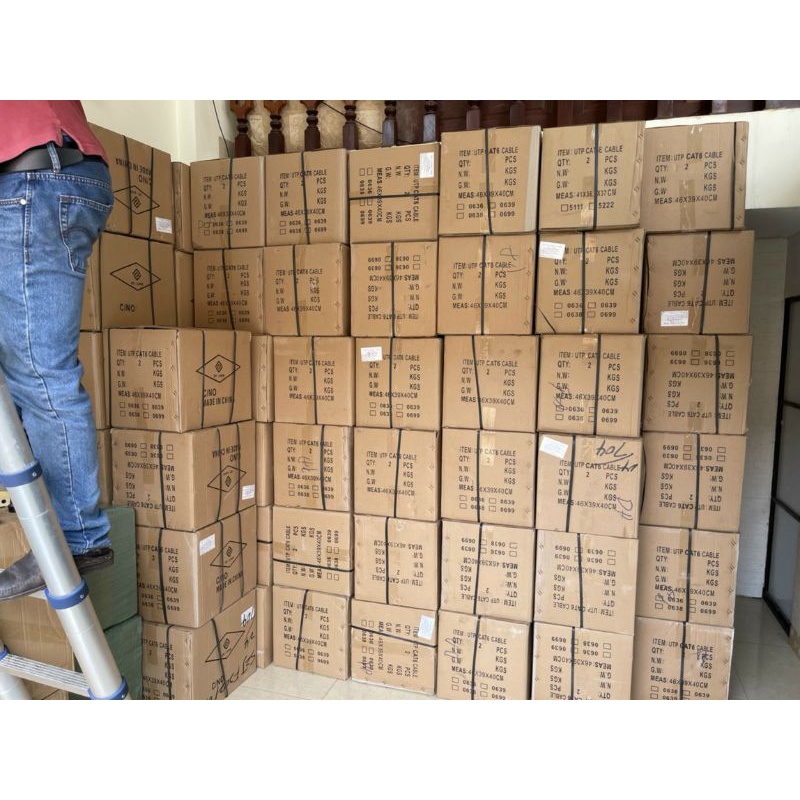 Phân Phối Dây cáp mạng - Thùng / Cuộn dây mạng cat6 CT-LINK cuộn 8 lõi 305m