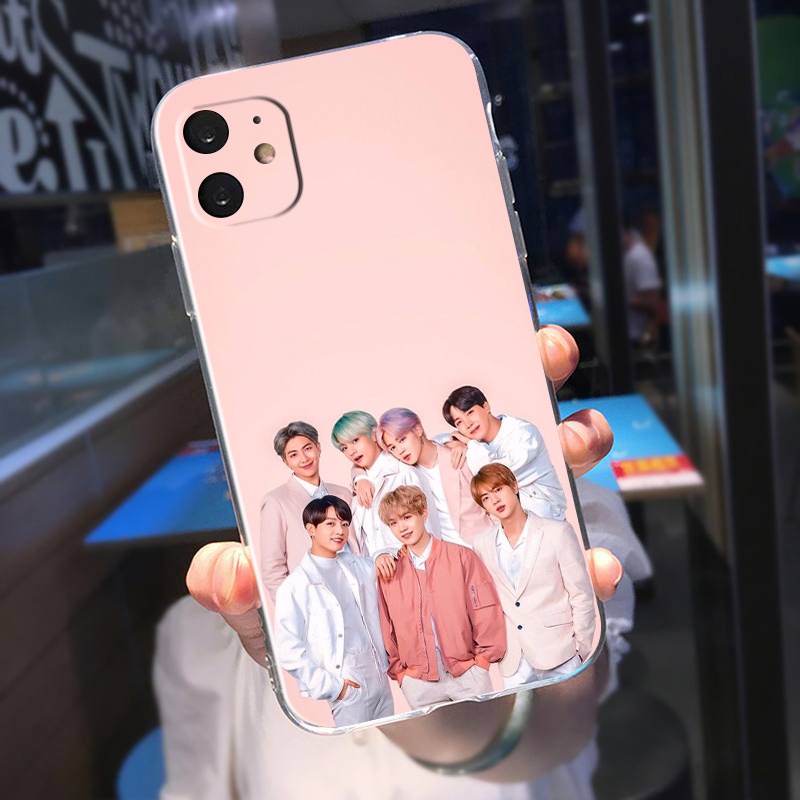 Ốp Điện Thoại Mềm Trong Suốt Hình BTS Cho OPPO A12 A12E A1K A37 NEO 9 A39 A57 A3s A5 A9 A52 A72 A92 A53 A32 2020 YN28