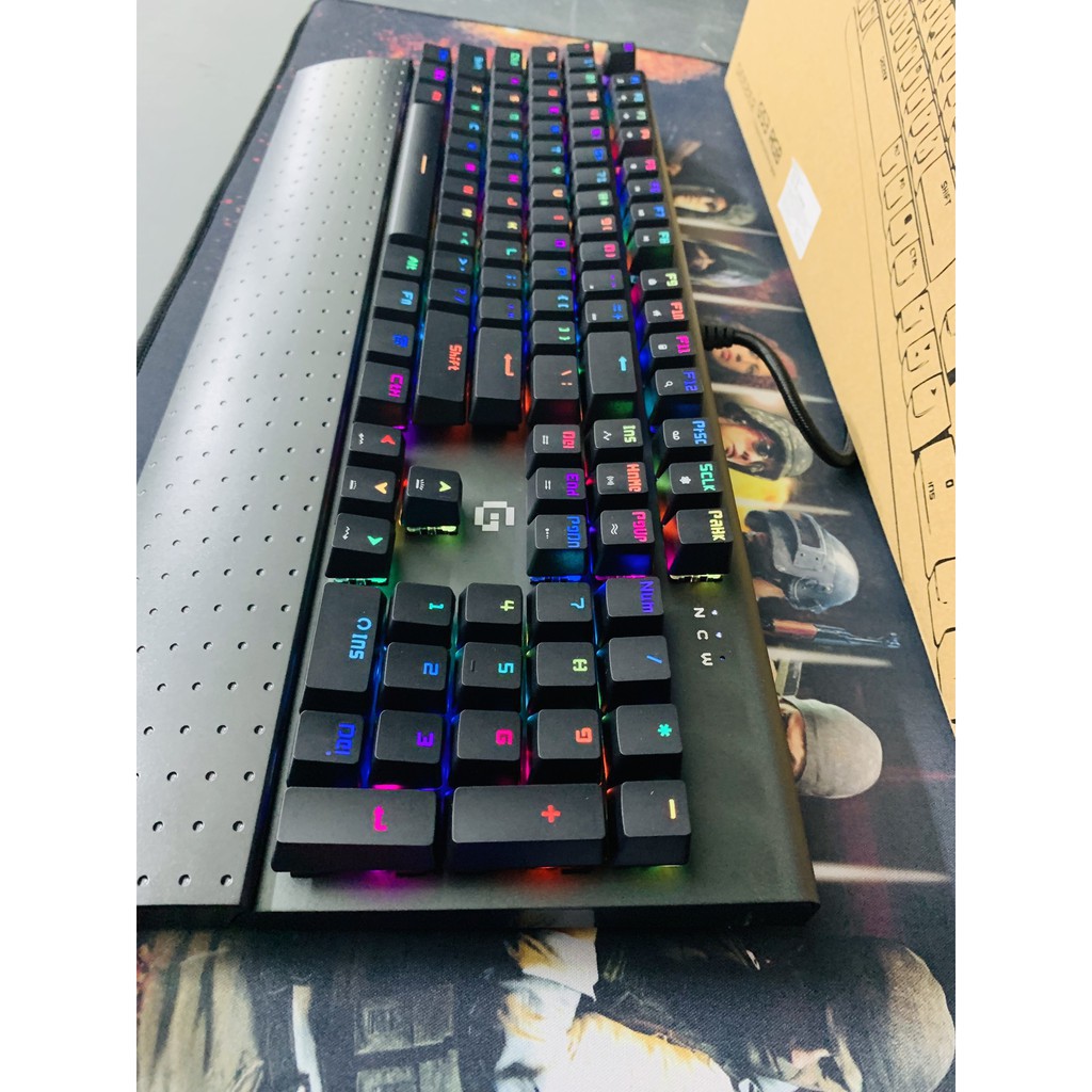 ( Rẻ nhất Shopee ) Bàn Phím Cơ Geezer GS3 RGB chính hãng Ninza - Hàng nhập khẩu | BigBuy360 - bigbuy360.vn