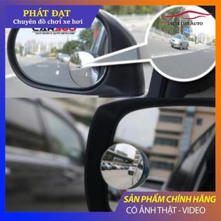 ⚡️GƯƠNG CẦU LỒI CAO CẤP⚡️ Bộ 2 Gương Cầu Lồi Không Viền Xoay 360 Độ Gắn Gương Chiếu Hậu Và Trục B Xe Hơi, Xe Máy