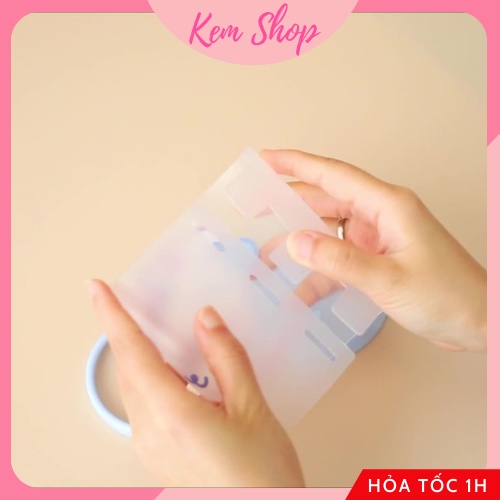 Hộp Đựng Bút Hoặc Cọ Trang Điểm Hình Tròn Gấp Dễ Thương Cute Dùng Đa Năng - K162