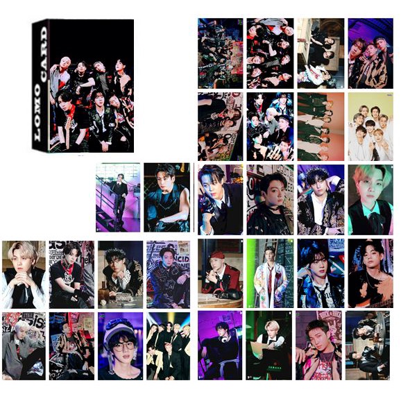 LOMO BTS SEASON GREETING 2022 1 hộp 30 tấm
