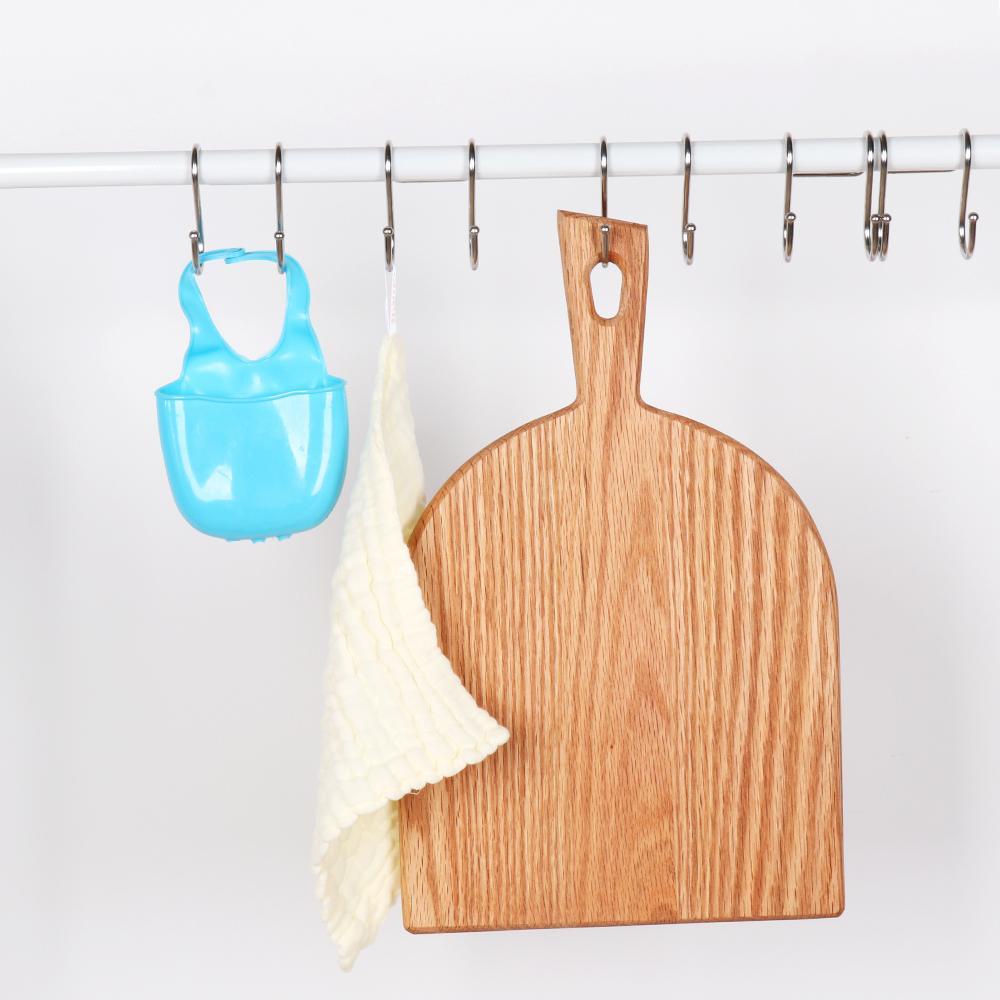 Giá Treo Đồ Dùng Nhà Tắm Hình Chữ S Bằng Thép Không Gỉ DAPHS