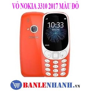 VỎ NOKIA 3310 2017 MÀU ĐỎ [VỎ ZIN, XỊN]