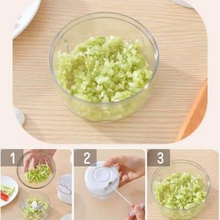 Máy xay thịt tỏi ớt bằng tay mini