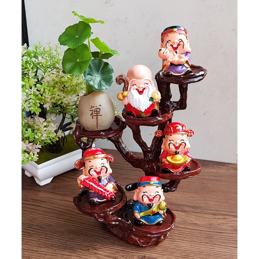 Chân đế ngọc Thần Tài - mẫu đế đứng 6 ô