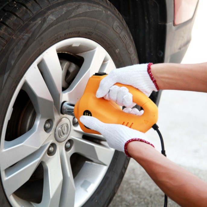 Sản Phẩm Bộ nâng kích gầm điện, máy bơm lốp và máy siết ốc ô tô đa năng 3 trong 1 TY-42EJ-S cao cấp thương hiệu ROGTZ