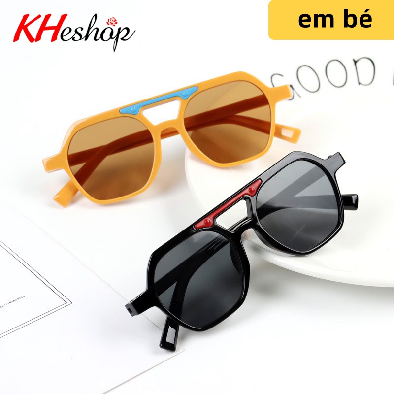 Gọng Kính 2 cầu Form siêu lạ kính Thời Trang cho Bé yêu, trào lưu mới 2022 mã Y83123