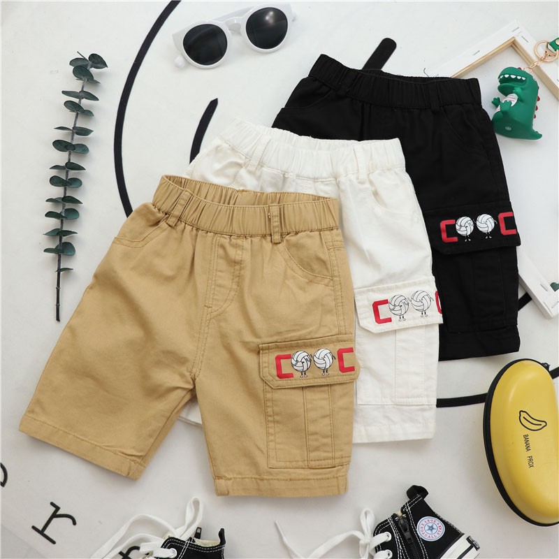 Quần Ngố Cho Bé Trai Bé Gái Mùa Hè, Quần Short Trẻ Em Chất Kaki Từ 0 Đến 6 Tuổi KidsOneStore Size 8-25kg QS1