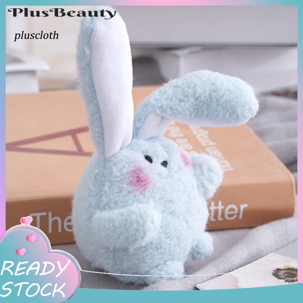 Móc Khóa Thỏ Nhồi Bông Hoạt Hình Xinh Xắn