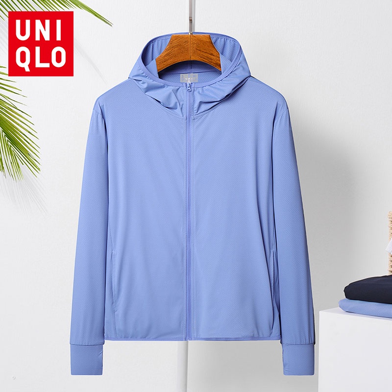 Áo Khoác Hoodie Thể Thao Tay Dài Chống Tia UV Thoáng Khí Thời Trang Cho Nam