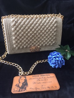 Túi xách handmade hoạ tiết bắp