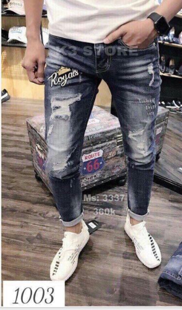 QUẦN JEANS NAM CAO CẤP CHẤT BÒ JEANS CO DÃN MẪU MỚI NĂM 2018 MS50