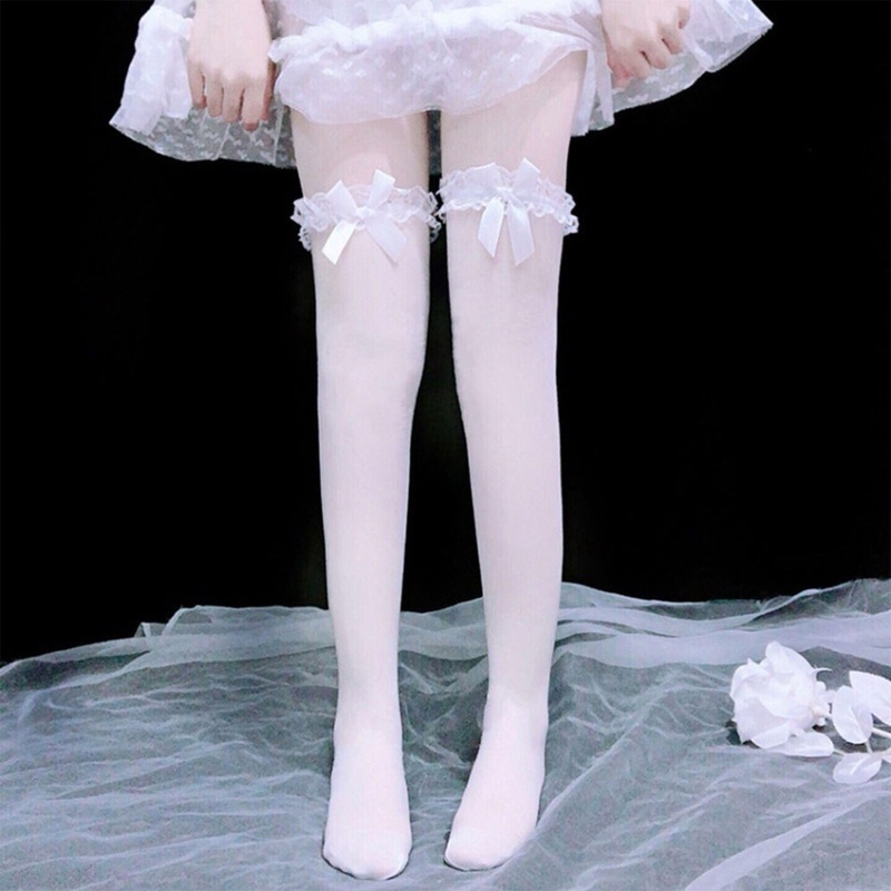 XIXI Tất Chân Ren Dài Qua Gối Thời Trang Gợi Cảm Cho Nữ