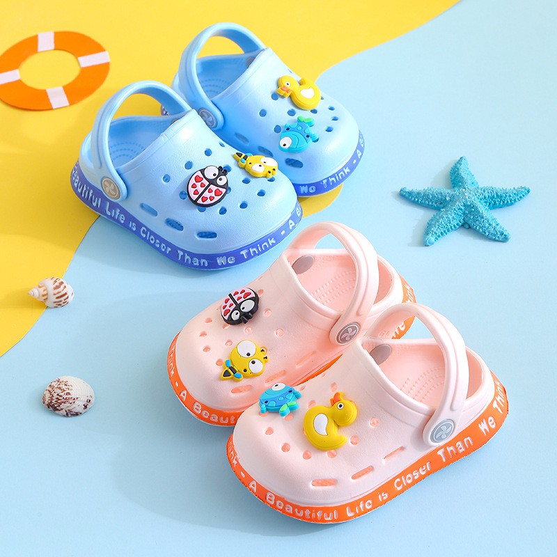 Giày Sandal Đế Mềm Chống Trượt Thời Trang Cho Bé Trai Gái Crocs