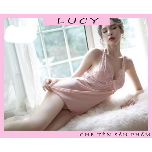 Váy Ngủ Sexy 1710, Vải Mỏng Nhìn Xuyên Thấu, Phối Ren Đẹp Mắt, Gợi Cảm | BigBuy360 - bigbuy360.vn
