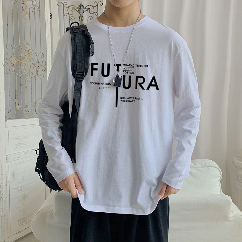 Áo thun Cotton đen dài tay M-5XL | BigBuy360 - bigbuy360.vn