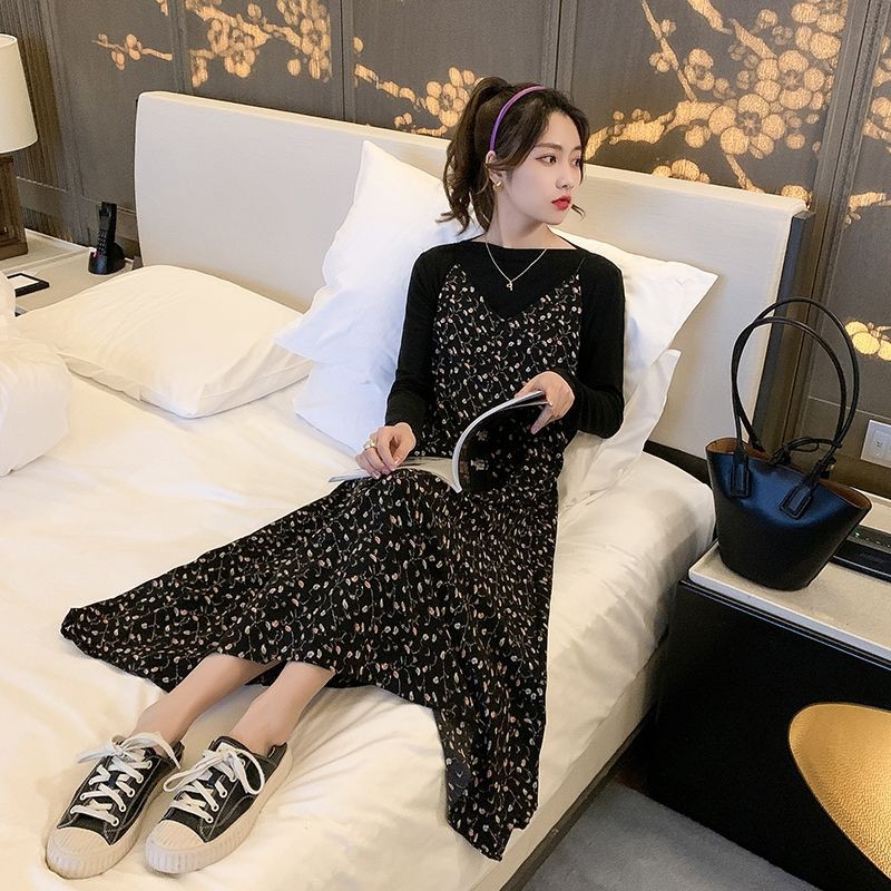 ⭐0412⭐ New loose French dress with flower skirt | BigBuy360 - bigbuy360.vn