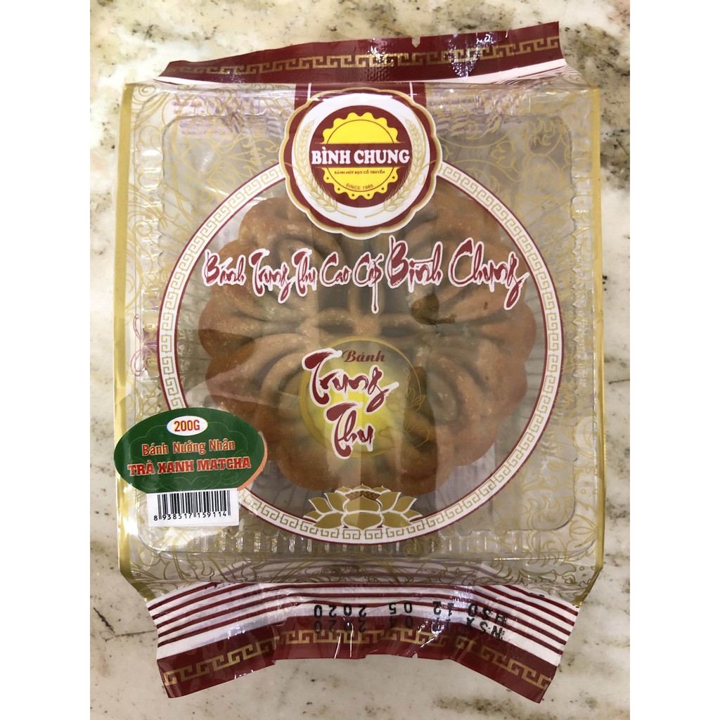 Bánh nướng nhân trà xanh/Bánh trung thu Bình Chung | BigBuy360 - bigbuy360.vn