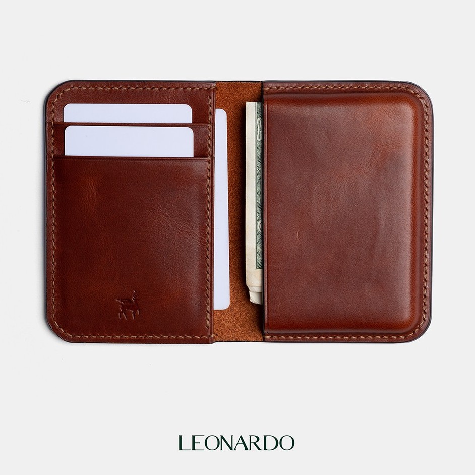 Ví mini đựng thẻ Card Satoni thương hiệu Leonardo