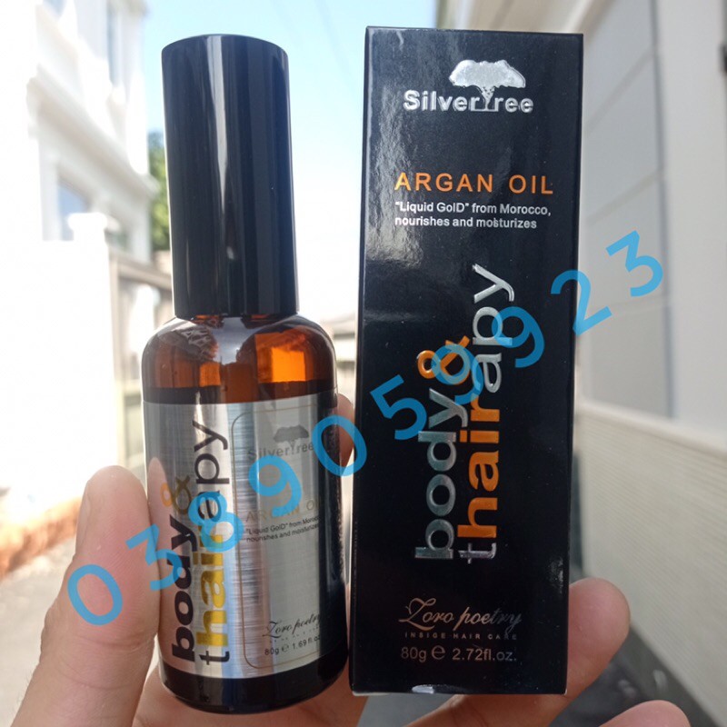 [Chính Hãng]Tinh Dầu Dưỡng Tóc Morocco Argan Oil  BODY & THAIRAPY  80ml