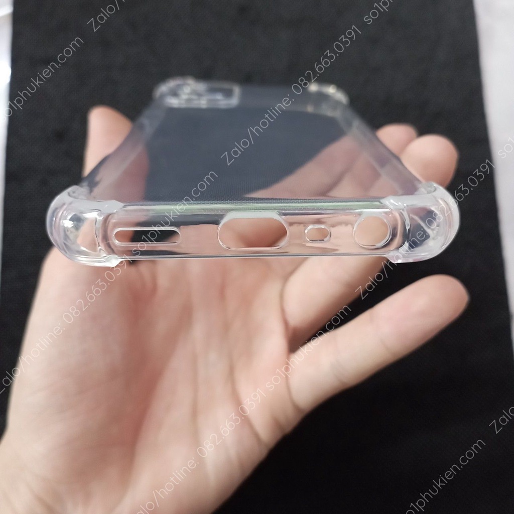 Ốp lưng dẻo trong cao cấp Oppo A55 4G loại chống sốc, loại dẻo trong bảo vệ camera bền đẹp